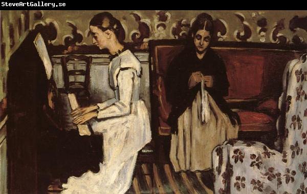 Paul Cezanne Young Girl at the Piano